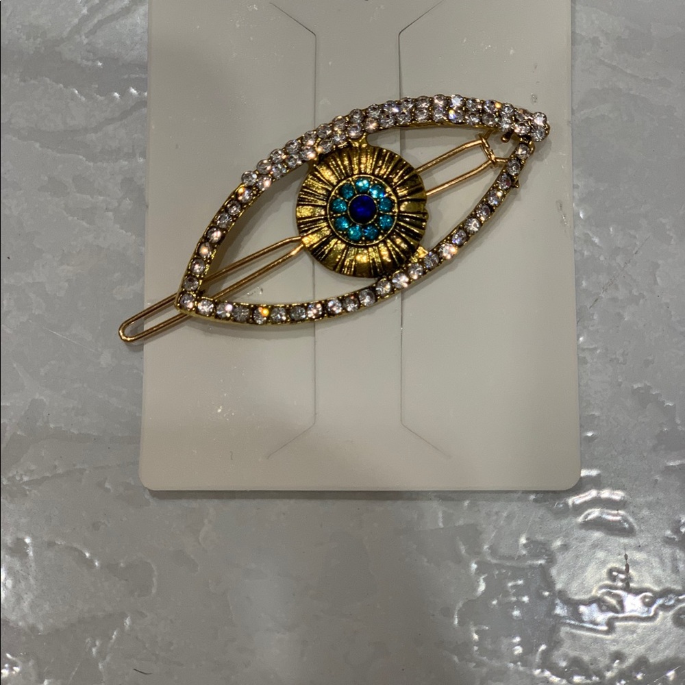 Brand New 3 Piece Hair Clips- Eye, Serpant, Chain